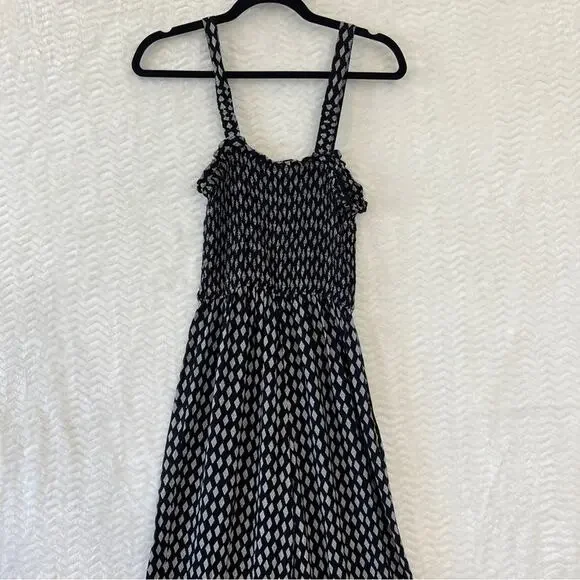 Japna Black White Handmade Artsy Boho Wide Leg Jumpsuit Womens Sz XS - Picture 7 of 13